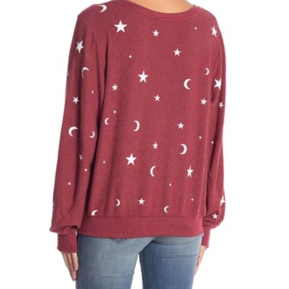 Wildfox Essential Moon & Stars Pullover - Picture 7 of 8
